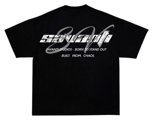 Black Cursive SV tee