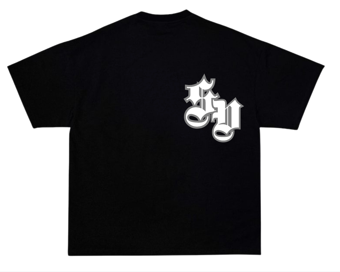 black "Gothic Arc" tee