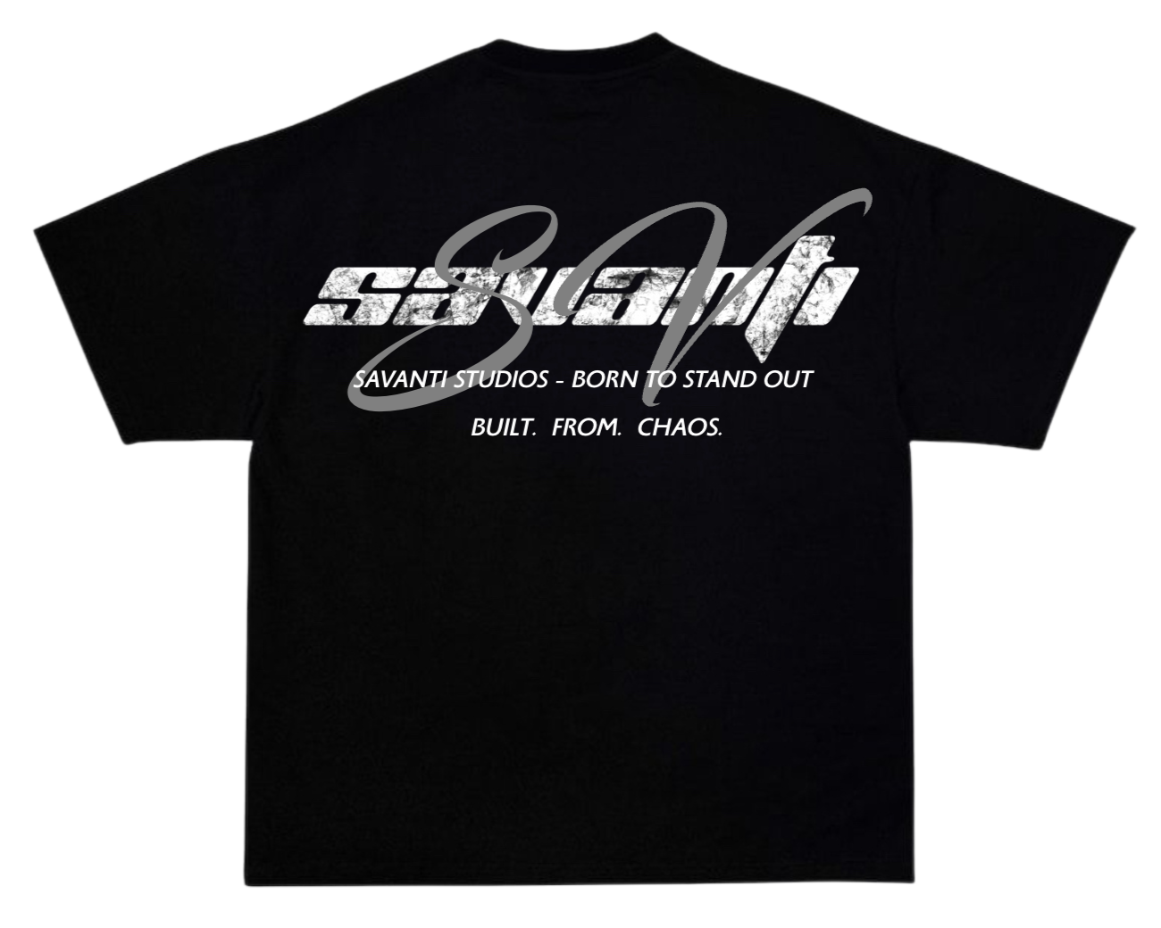 Black Cursive SV tee
