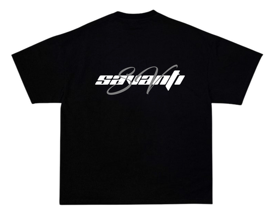 Black Cursive SV tee